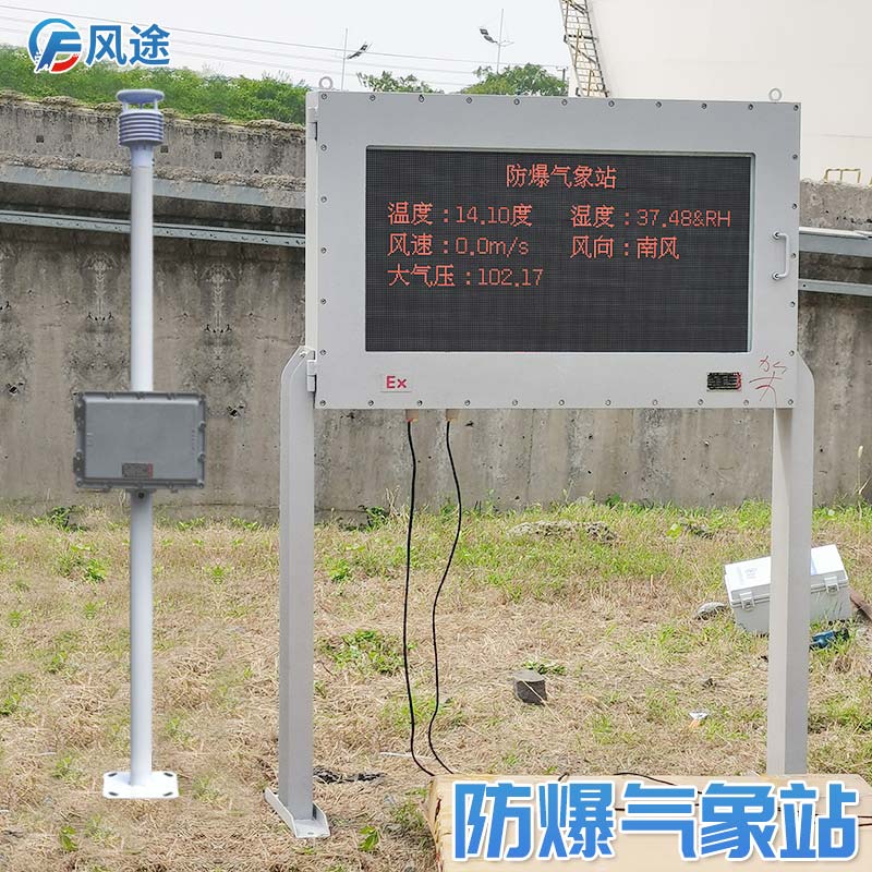 防爆工業(yè)小型氣象站，為易燃易爆場(chǎng)所設(shè)計(jì)！